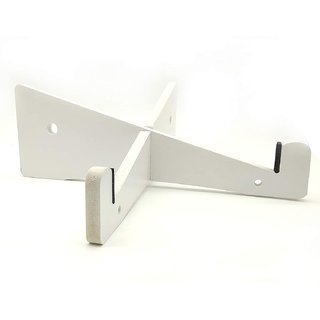 VAH White X Detachable Laptop Vertical Holder Wooden Laptop Stand