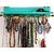 VAH Jewelry Organizer with Bracelet Rod Wall Mounted l Wooden Wall Mount Holder for Earrings, Necklaces, Bracelets, and