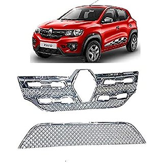 Renault kwid front discount chrome grill
