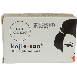 Kojie San Skin Lightening Herbal Soap With Kojic Acid 135g Pack of 4 Kojie San Skin Lightening Herbal Soap With Kojic Acid 135g Pack of 4
