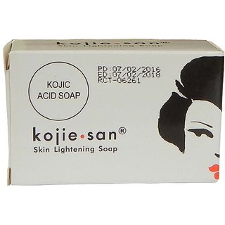                       Kojie San Skin Lightening Herbal Soap With Kojic Acid 135g Pack of 3                                              