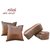Auto Addict Combo Car Neck Rest and Pillow set of 4 Pcs Brown Color For Tata Sumo