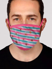 Stylish Printed Face Mask for Men - Design 5
