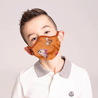 Pack of 1 Stylish Printed Face Mask for Kids - Design 2