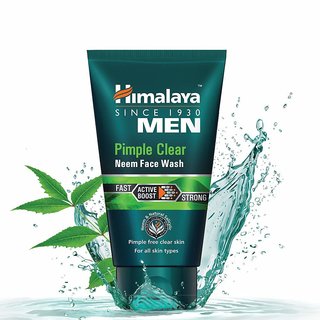 Himalaya Men Pimple Clear Neem Face Wash, 100Ml