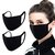 3 Pack Unisex Mouth Mask Adjustable Anti Dust Face Mask,Black Cotton Mouth Mask Muffle Mask protection from coronavirus