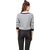 Texco Party Cuffed Sleeve Graphic Print Women Grey Top