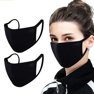Buy 20 Pack Unisex Mouth Mask Adjustable Anti Dust Face Mask,Black ...