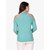 Texco Party Cold Shoulder Solid Women Light Blue Top