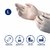 ASGTRADE Dressing India Non Sterile Latex Medical Examination Disposable Powdered Hand Gloves (Large, 100 Pieces)