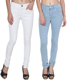 Hootry Women's Slim Fit Multi Jeans