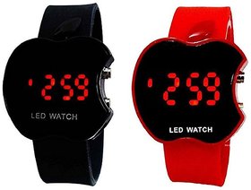 Mastrena LED Black  Red Kids  Digital Watch-MSG1049