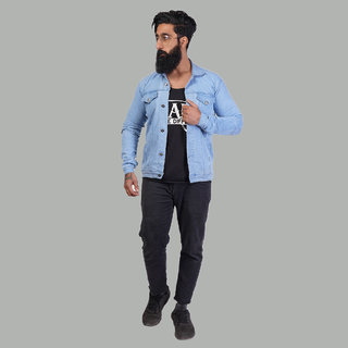 Buy Hootry Men S Regular Fit Light Blue Denim Jacket Online Get 56 Off But before you run off to buy yourself one, make sure these classic colors go with about anything you wear and it just make pairing outfits simpler. hootry men s regular fit light blue denim jacket