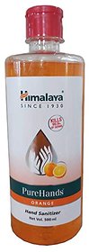 Himalaya Hand Sanitizer Orange - Without Pump Dispenser (500ml)