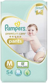 Pampers Premium Care Pants Diapers, Medium (54 Count)
