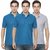 Hootry Men's Regular Fit Multi T-shirts