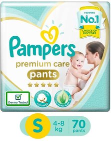 Pampers Premium Care Pants Diapers, Small  (70 Count)