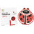 Eco Friendly Bamboo Fibre Kids Feeding Set with Divider Plate - Ladybug/Red