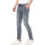 Urbano Fashion Men's Grey Slim Fit Jogger Jeans Stretch