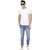 Urbano Fashion Men's Light Blue Slim Fit Washed Jeans Stretchable