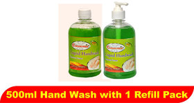 Liquid Hand Wash 500ml Aloe Vera (Pack of 2)
