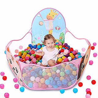 tent house with balls