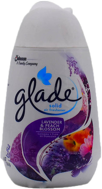  Glade Solid Air Freshener, Deodorizer for Home and Bathroom,  Lavender & Peach Blossom, 6 Oz : Everything Else