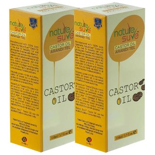                       Nature Sure Castor Oil (Arandi Tel) - 2 Packs (110ml Each)                                              