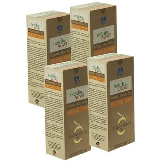                       Nature Sure Rogan Jaitun Tel (Olive Oil) - 4 Packs (110ml Each) for Skin, Hair and Nails                                              