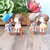 Chocozone Kissing Couple on Bench Resin Showpiece Couple Miniatures Romantic Gifts for Boyfriend -4.5cm