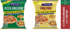 AACTUALA COMBO OF PIZZA OREGANO - 10g (pack of 12 ) , PIRI PIRI SEASONING - 10g( Pack of 12)