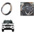 feelitson Car steering Wheel Cover Beige Black Size-Large for Scorpio New
