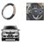 feelitson Car steering Wheel Cover Beige Black Size-Medium for Quanto