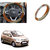 feelitson Car steering Wheel Cover Beige Brown Size-Small for I10 Type-1