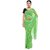 Jabama Green Georgette Printed Saree With Blouse