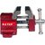 Ketsy 842 Red Iron Cast Baby Vice - 25 mm with clamp