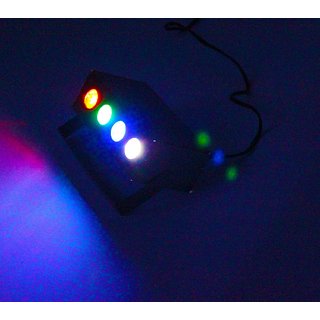 multicolor electric 4 led rbgw laser projector light for party dj by rv marketing