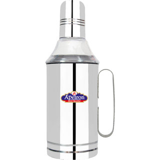 Apeiron Stainless Steel Oil Dispenser 750ml with Handle Set of 1 Piece Silver