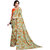 Mermaid Ocean Green Color Floral Georgette Printed Saree with Blouse Piece  For Wedding and Casual