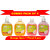 Liquid Hand Wash 300ml Pack of 4 of Floral 2pcs + Orange 2 pcs