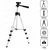 3110 Portable Foldable Camera Tripod with 3D Head Quick Release Plate Fully Flexible Mobile Clip Holder