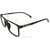 Amar Lifestyle Reading Glasses +2.00 Single Vision black rectangular plastic full rim  Unisex  _na7ko3da5070