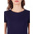 Stoovs, Cotton Women's  T-shirt Dress, Navy Blue