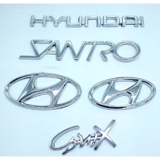 Buy Car Monogram Emblem Decals Logo for Hyundai SANTRO XING Online ...