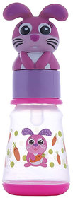 Feeding Bottle with ATTRACTIVE PLAYFUL CHARACTER CAP HOOD Premium Quality (125 ml)