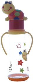 Feeding Bottle with ATTRACTIVE PLAYFUL CHARACTER CAP HOOD Premium Quality (250 ml)