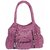 Leather Retail Stylish Handbag for Woman and Girls (Purple)