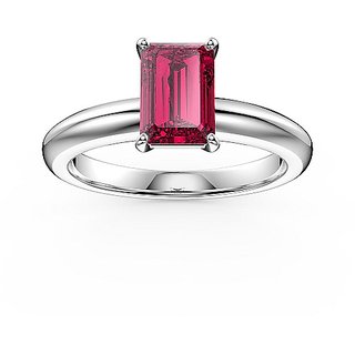                       CEYLONMINE Ruby (  chunni )ring natural & original Ruby / manik gemstone silver ring for astrological purpose                                              