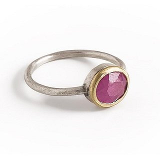                       CEYLONMINE Ruby / manik silver ring unheated & untreated gemstone ruby (  chunni )ring for women & girl                                              