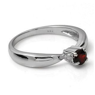                       CEYLONMINE Natural Ruby / manik ring original & lab certified gemstone ruby (  chunni )silver ring for unisex                                              